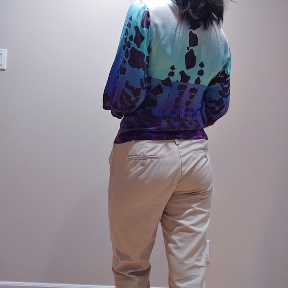 Women's Marciano Silk Corset Blouse Top - Picture 7 of 7